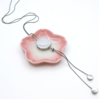 Clouds Crystal Slider Aromatherapy Necklace