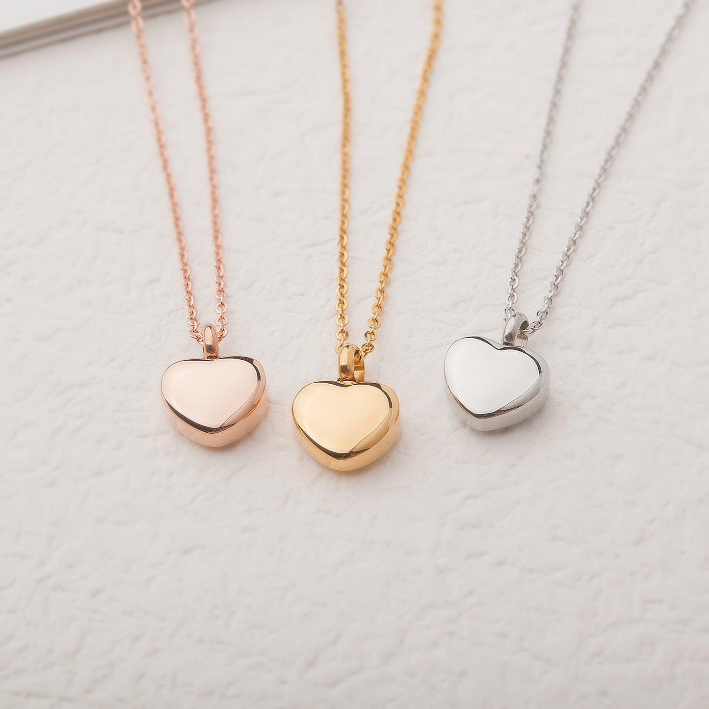 Mini Heart Memorial Necklace