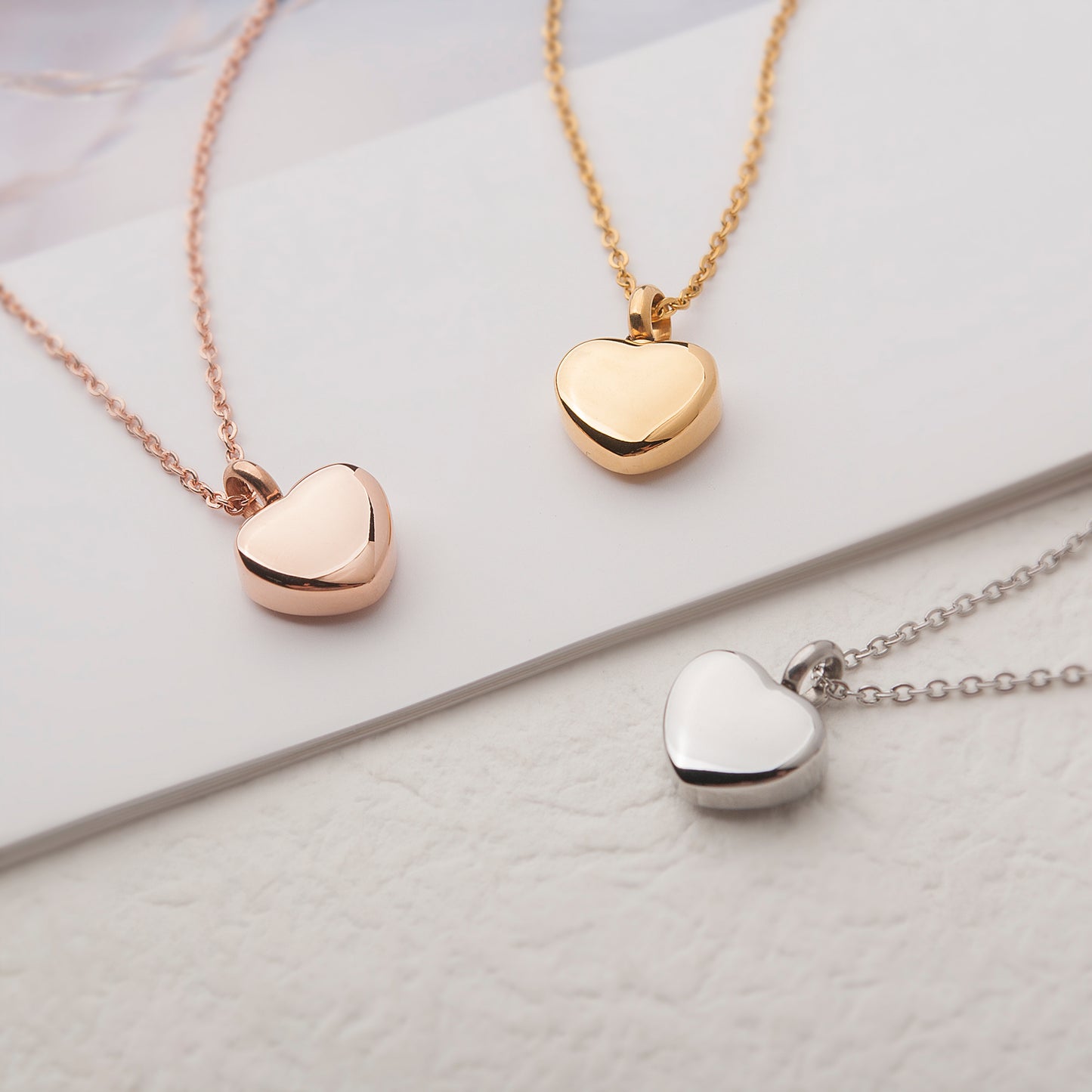 Mini Heart Memorial Necklace