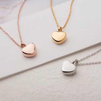 Mini Heart Memorial Necklace