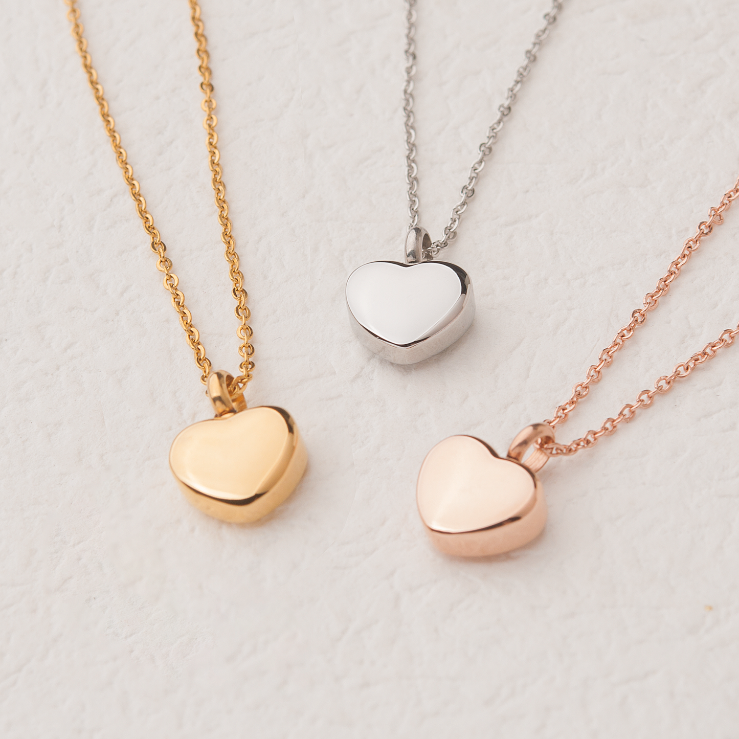 Mini Heart Memorial Necklace