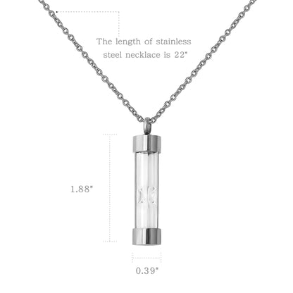 Hourglass Memorial Necklace