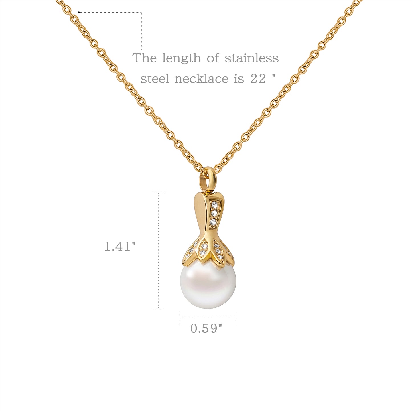 Pearl Memorial Necklace