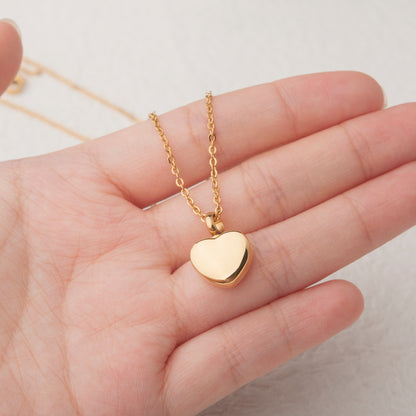 Mini Heart Memorial Necklace