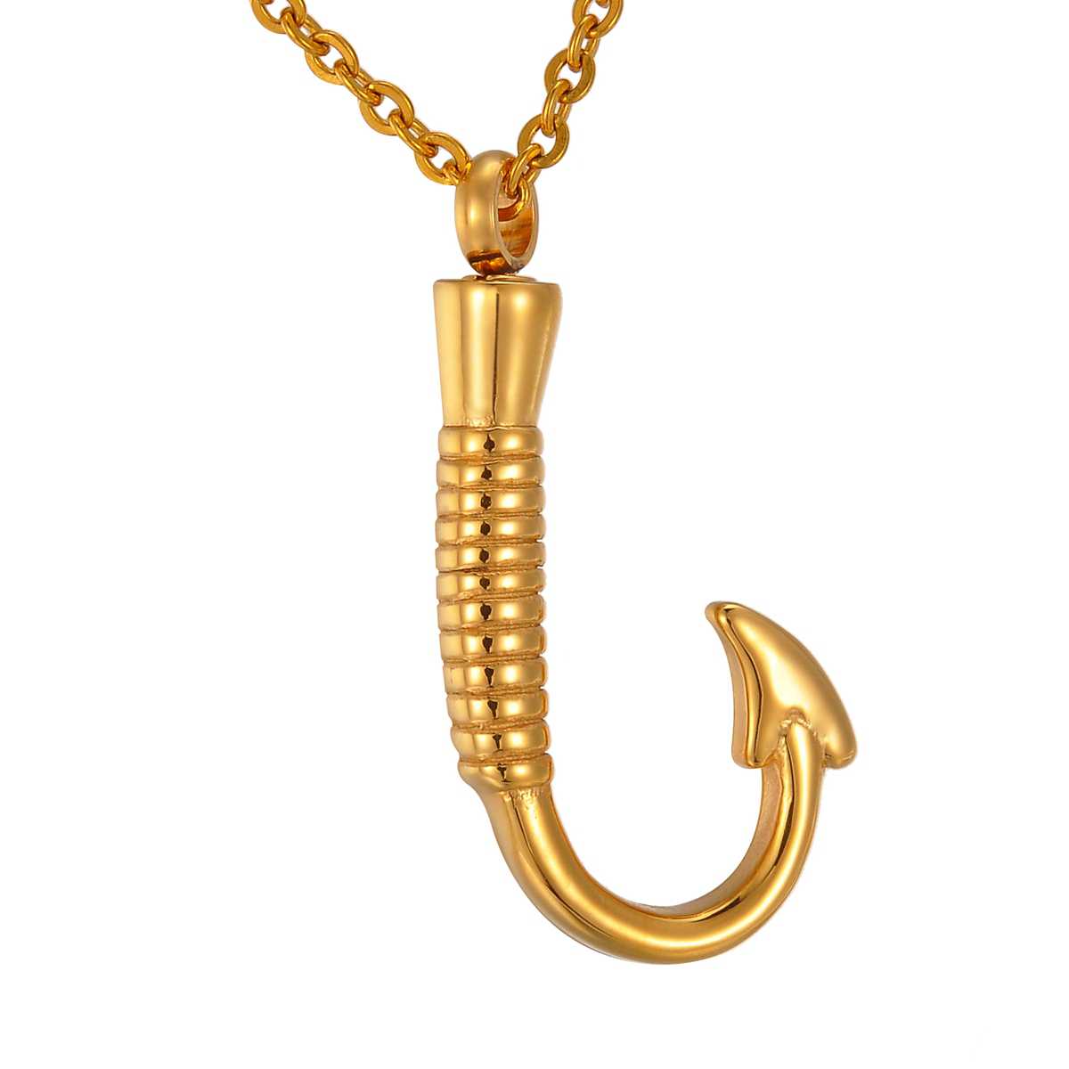 Wholesale Fishing Hook Memorial Necklace - Anavia Jewelry Wholesale