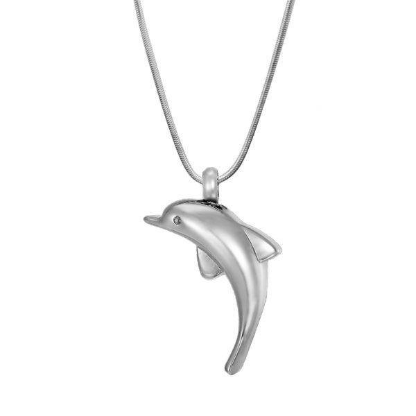 B97099 Jumping Dolphin Memorial Necklace 1