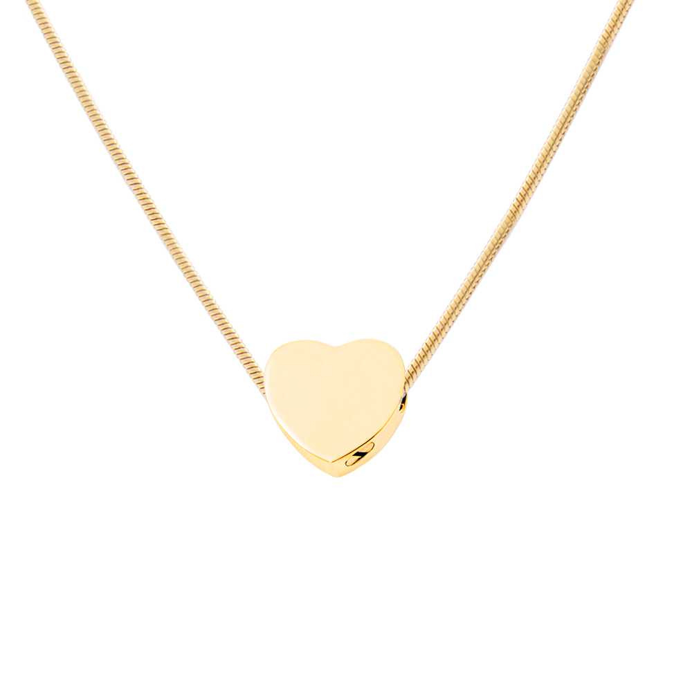 Wholesale Gold Mini Heart Cremation Necklace - Anavia Jewelry Wholesale